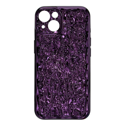 Силиконовый чехол Foil Purple для iPhone 13/14