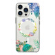 Силиконовый чехол Clear Case Flora with MagSafe для iPhone 13 Pro Max