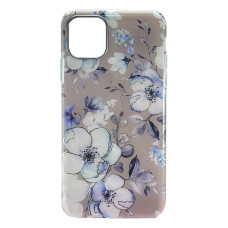 Силіконовий чохол Gold Camera "Fiolet Flowers" для iPhone 11 Pro Max