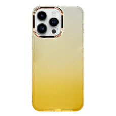 Силіконовий чохол IMD Gold Camera "Gold Glitter" для iPhone 14 Pro Max