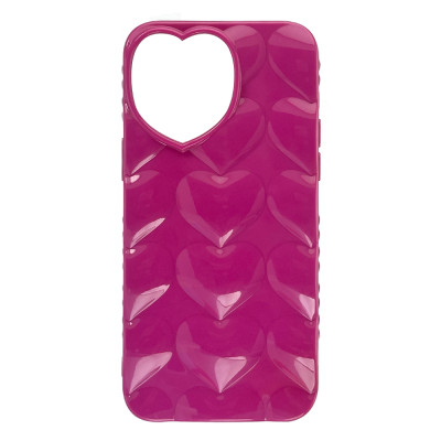 Силиконовый чехол Camera Heart Purple для iPhone 14 Pro Max
