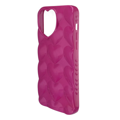 Силиконовый чехол Camera Heart Purple для iPhone 14 Pro Max