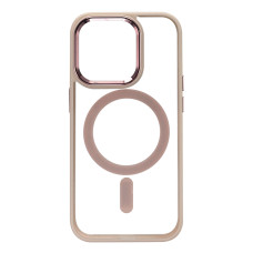 Силиконовый чехол Colour Case Пудра with MagSafe для iPhone 15 Pro