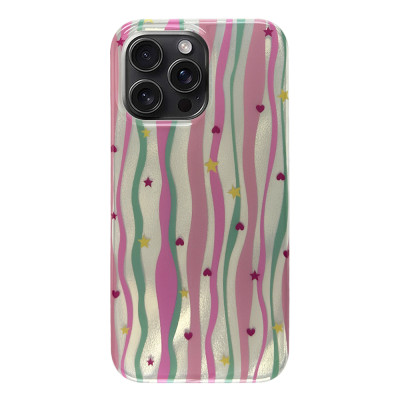 Силиконовый чехол Pink Confetti для iPhone 15 Pro Max