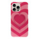 Силиконовый чехол Pink Hearts with MagSafe для iPhone 15 Pro Max