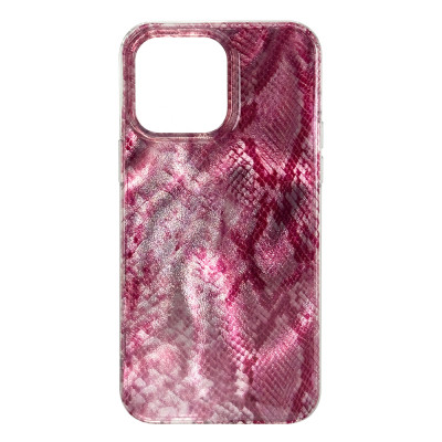 Силиконовый чехол Snake Pink для iPhone 14 Pro Max