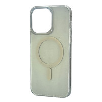 Силіконовий чохол "Snow" Yellow with MagSafe для iPhone 14/13