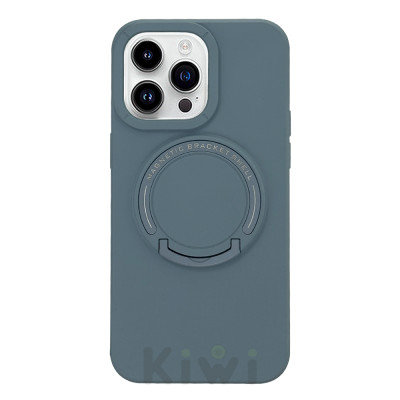 Силіконовий чохол STAND Grey Lavender with MagSafe для iPhone 15 Pro