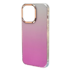 Силіконовий чохол IMD Gold Camera "Pink Glitter" для iPhone 12/12 Pro