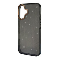 Силіконовий чохол Gold Camera "MONO" Black для iPhone 16
