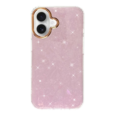 Силиконовый чехол Gold Camera "Sea" Pink для iPhone 16