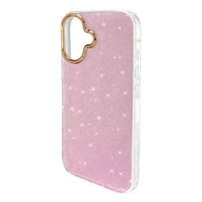 Силиконовый чехол Gold Camera "Sea" Pink для iPhone 16
