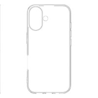 Прозорий силіконовий чохол для iPhone 16 Plus