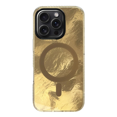 Чохол "Foil" Gold with MagSafe для iPhone 16 Pro Max Чохол "Foil" Gold with MagSafe для iPhone 16 Pro Max