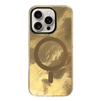 Чохол "Foil" Gold with MagSafe для iPhone 16 Pro Max Чохол "Foil" Gold with MagSafe для iPhone 16 Pro Max
