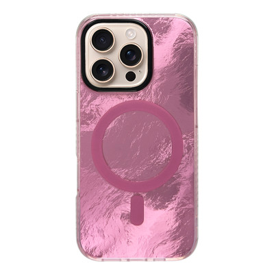 Чохол "Foil" Pink with MagSafe для iPhone 16 Pro Max