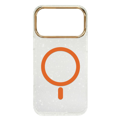 Силіконовий чохол Gold Camera "MONO" White with MagSafe для iPhone 17 Pro Max