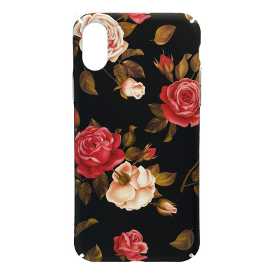 Пластиковий чохол "Big Roses" для iPhone Xs