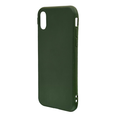 Силіконовий чохол Хакі/Green для iPhone X