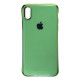 Силіконовий чохол Silicone Glass Green для iPhone X/Xs
