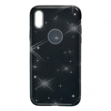 Силиконовый чехол Mega Brilliance Black для iPhone Xs