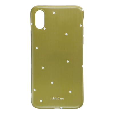 Силиконовый чехол IMD Chic Olive для iPhone X