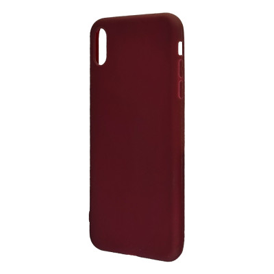 Силіконовий чохол Soft Touch Bordo для iPhone XsMax