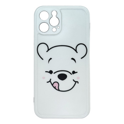 Силіконовий чохол IMD Smile Bear для iPhone 12/12 Pro