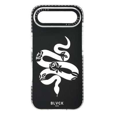 Силіконовий чохол Casetify BLVCK Snake для iPhone 17 Air