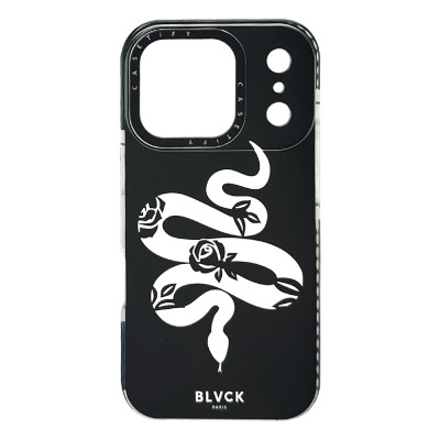 Силіконовий чохол Casetify BLVCK Snake для iPhone 17 Pro