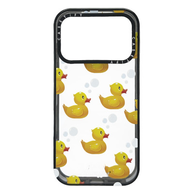 Силиконовый чехол Casetify Yellow Ducks для iPhone 17 Pro Max