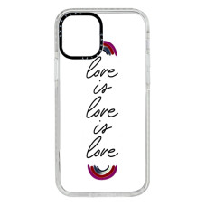 Силіконовий чохол Casetify Love Is для iPhone 12/12Pro