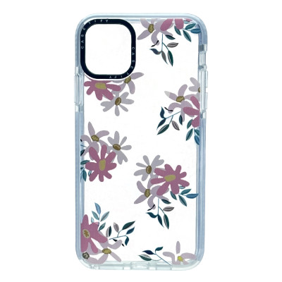 Силиконовый чехол Casetify Розовые Ромашки для iPhone 11 Pro