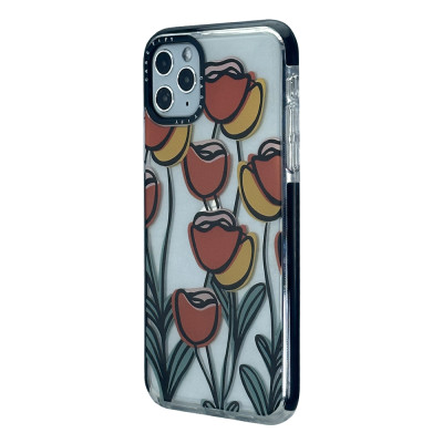 Силиконовый чехол Casetify Тюльпаны для iPhone 11 Pro