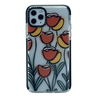 Силиконовый чехол Casetify Тюльпаны для iPhone 11 Pro