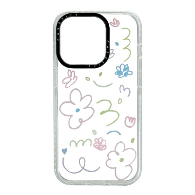Силіконовий чохол Casetify Simple Flowers для iPhone 14 Pro