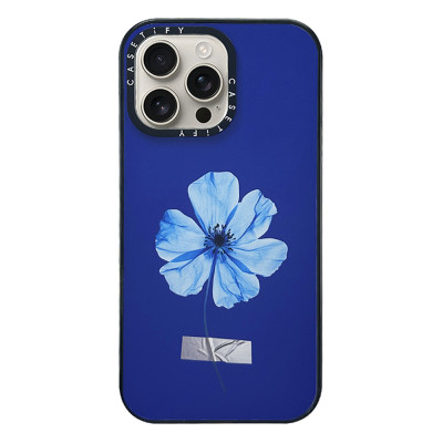 Силіконовий чохол Casetify Blue Flower для iPhone 16 Pro Max