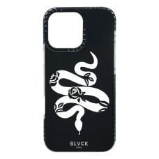 Силиконовый чехол Casetify BLVCK Snake для iPhone 16 Pro