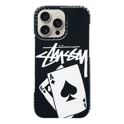Силіконовий чохол Casetify STUSSY для iPhone 16 Pro