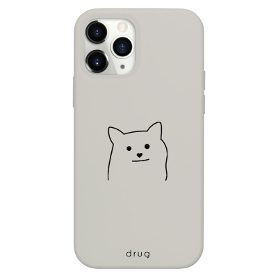 Силиконовый чехол drug Fat Cat для iPhone 11 Pro Max