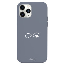 Силіконовий чохол drug Infinity Heart для iPhone 12 Pro