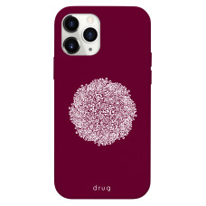 Силіконовий чохол drug White Leawes Flower для iPhone 12 Pro