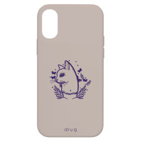 Силіконовий чохол drug Cat in Flower для iPhone Xr