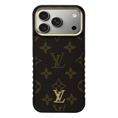 Силиконовый чехол Louis Vuitton Brown для iPhone 17 Pro Max Силиконовый чехол Louis Vuitton Brown для iPhone 17 Pro Max