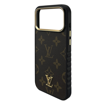Силиконовый чехол Louis Vuitton Brown для iPhone 17 Pro Max Силиконовый чехол Louis Vuitton Brown для iPhone 17 Pro Max