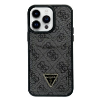 Силиконовый чехол "Guess" Triangle Black для iPhone 14 Pro