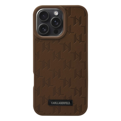 Силиконовый чехол KARL LAGERFELD Safiano Brown для iPhone 16 Pro Max Силиконовый чехол KARL LAGERFELD Safiano Brown для iPhone 16 Pro Max