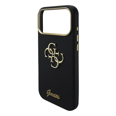 Кожаный чехол "Guess" G4 Black для iPhone 17 Pro Max Кожаный чехол "Guess" G4 Black для iPhone 17 Pro Max