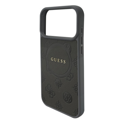 Силиконовый чехол "Guess" Cirkle Grey with MagSafe для iPhone 17 Pro