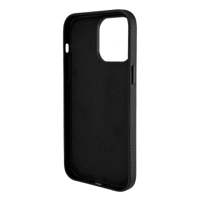 Чехол Apple Leather Crocodile Case Black with MagSafe для iPhone 15 Pro Max